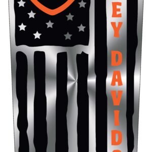 Usa orange flag