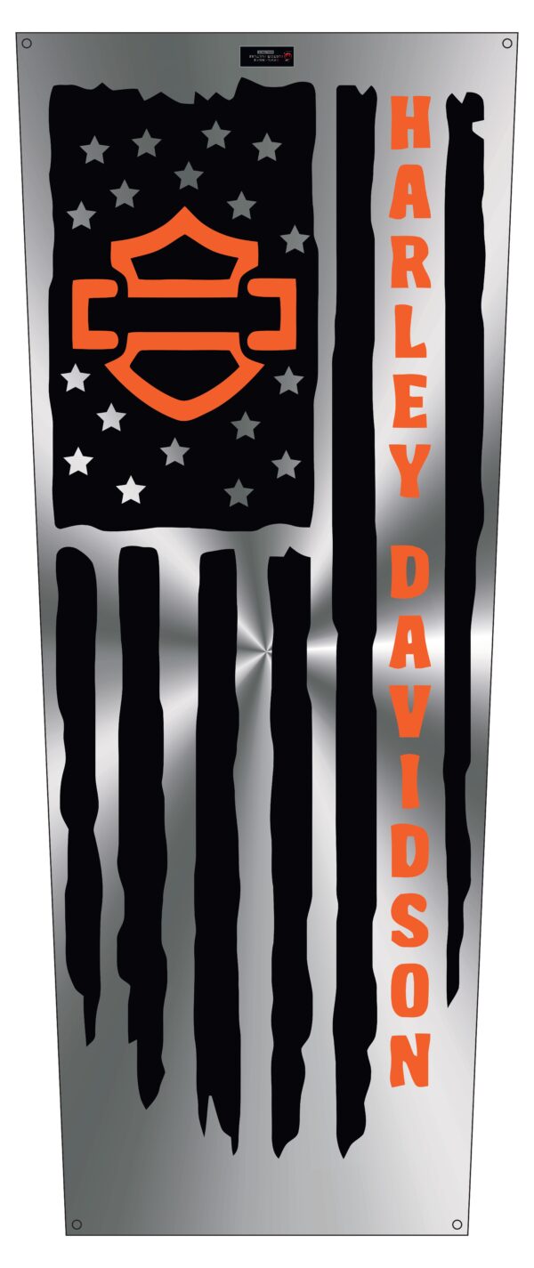 Usa orange flag