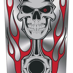 Piston flames