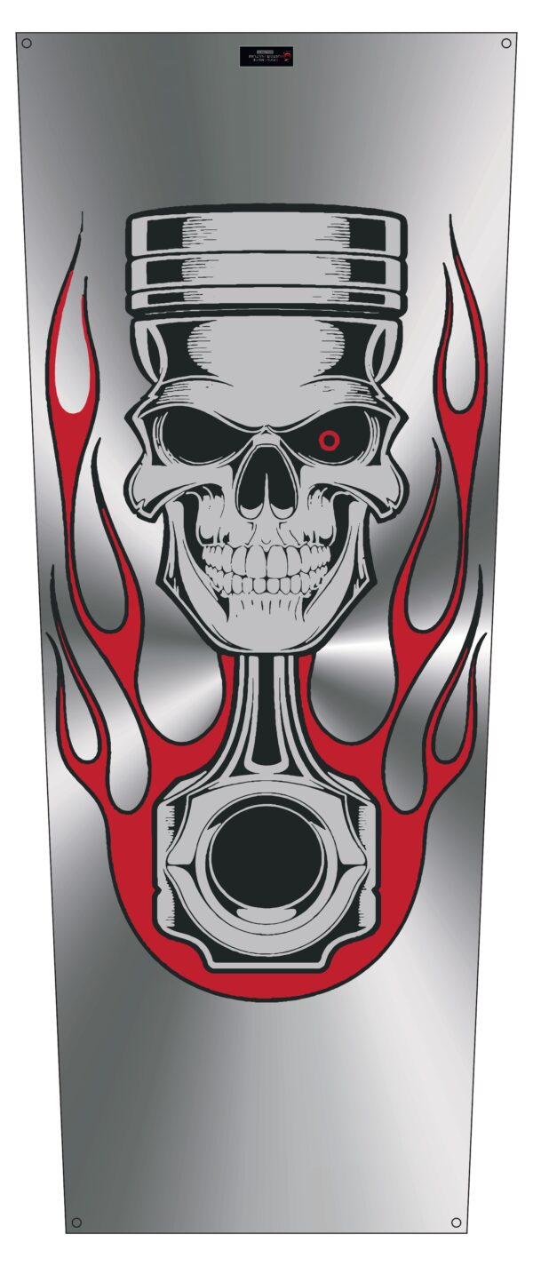 Piston flames